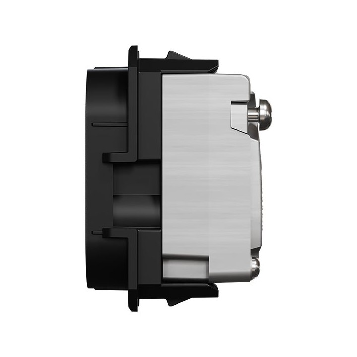 Schneider Odace - module prise TV simple mâle - sortie coaxiale - noir onyx - Réf : S943445