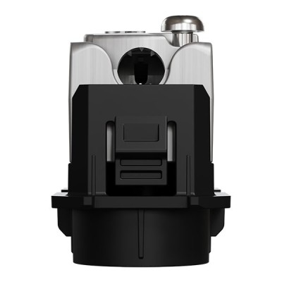 Schneider Odace - module prise TV simple mâle - sortie coaxiale - noir onyx - Réf : S943445