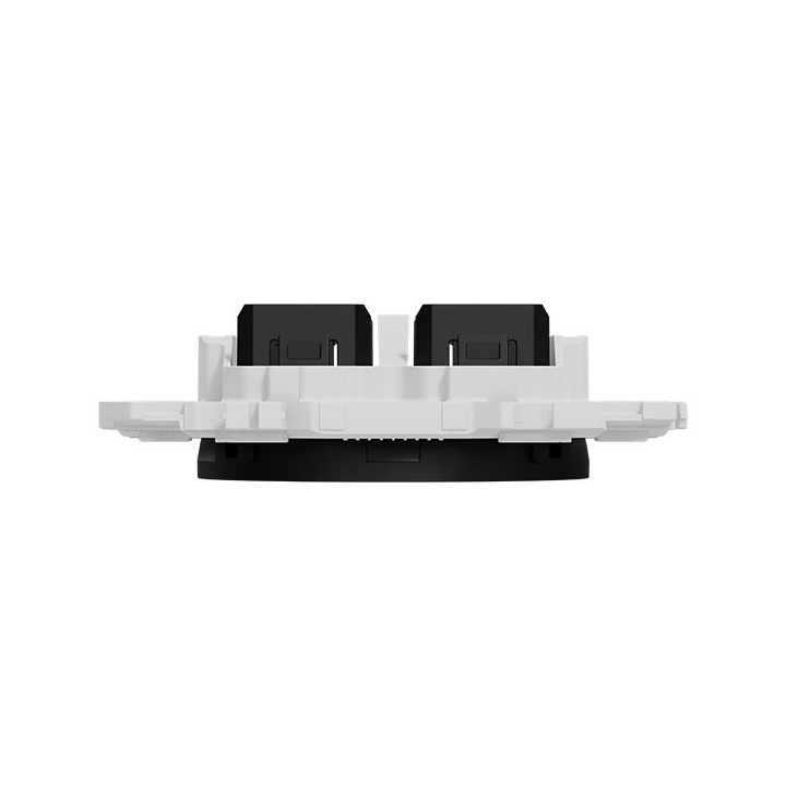 Schneider Odace - support modulaire - obturateur - 2 emplacements module VDI - noir onyx - Réf : S949400