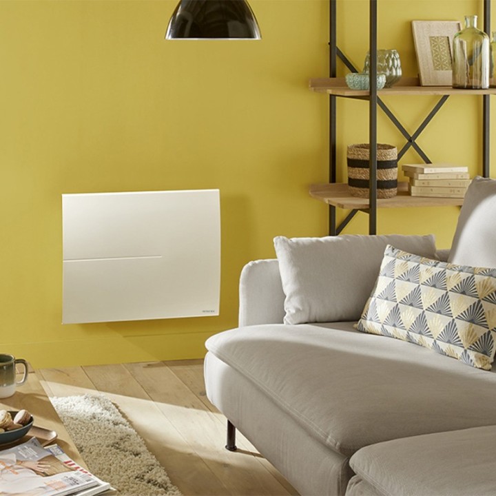 Atlantic - Sokio - Radiateur à chaleur douce - 1000W - Horizontal - Blanc - Programmable - Réf : 503109