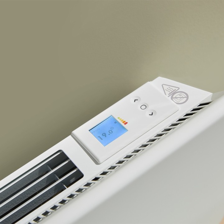 Atlantic - Sokio - Radiateur à chaleur douce - 1500W - Horizontal - Blanc - Programmable - Réf : 503113