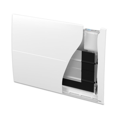 Atlantic - Sokio - Radiateur à chaleur douce - 2000W - Horizontal - Blanc - Programmable - Réf : 503114