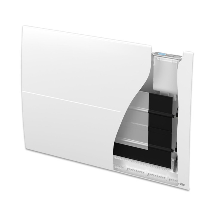 Atlantic - Sokio - Radiateur à chaleur douce - 2000W - Horizontal - Blanc - Programmable - Réf : 503114