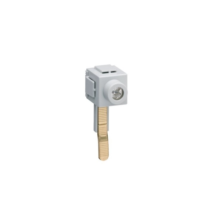 Hager - Borne de raccordement 1P à languette rallongée pour 1 câble 35mm² - Réf : KF83C