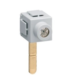 Hager - Borne de raccordement 1P à languette pour 1 câble 35mm² pour KBN6 - Réf : KF83D
