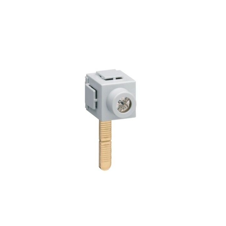 Hager - Borne de raccordement 1P à languette pour 1 câble 35mm² pour KBN6 - Réf : KF83D
