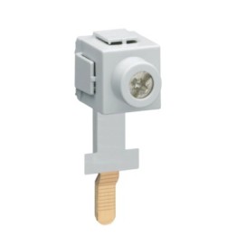 Hager - Borne de raccordement 1P à languette pour 1 câble 35mm² pour KBN8 - Réf : KF83E