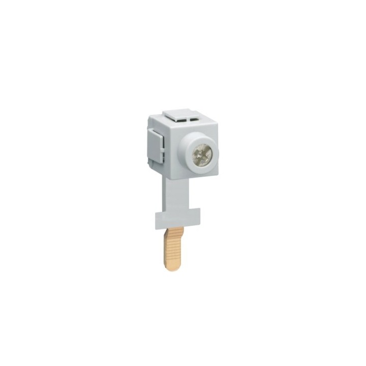 Hager - Borne de raccordement 1P à languette pour 1 câble 35mm² pour KBN8 - Réf : KF83E