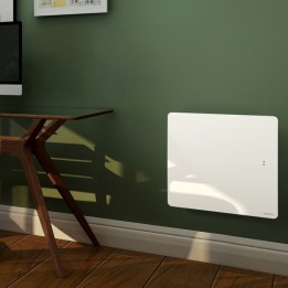 Atlantic - Nirvana+ - Radiateur à inertie connecté - 1500W - Horizontal - Fonte - Blanc carat - Réf : 529927