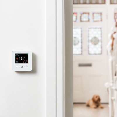 Schneider - Wiser - Pack chauffage pièce supplémentaire avec thermostat blanc : radiateurs électriques - Réf : CCTFR6400-P