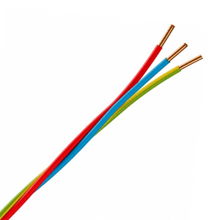 Trifil HO7-V-U 3G2,5mm² - Couronne de 100m - Rouge-Bleu-Vert/Jaune - Réf : VU-3G2.5-C100