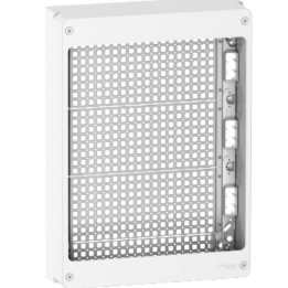 Schneider Resi9 - Coffret 18 modules - universel équipé de grilles sans rail din - Réf : R9H18403U
