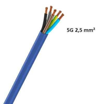 Câble FR-N1X6G3 - 5G6mm² - À la coupe - Réf : FR-N1-5G6