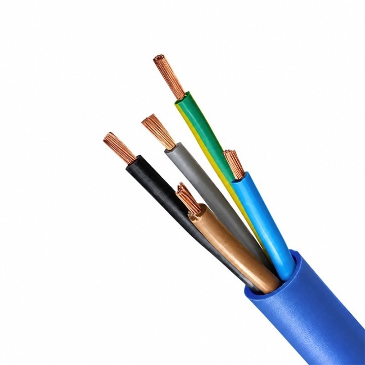 Câble FR-N1X6G3 - 5G6mm² - À la coupe - Réf : FR-N1-5G6
