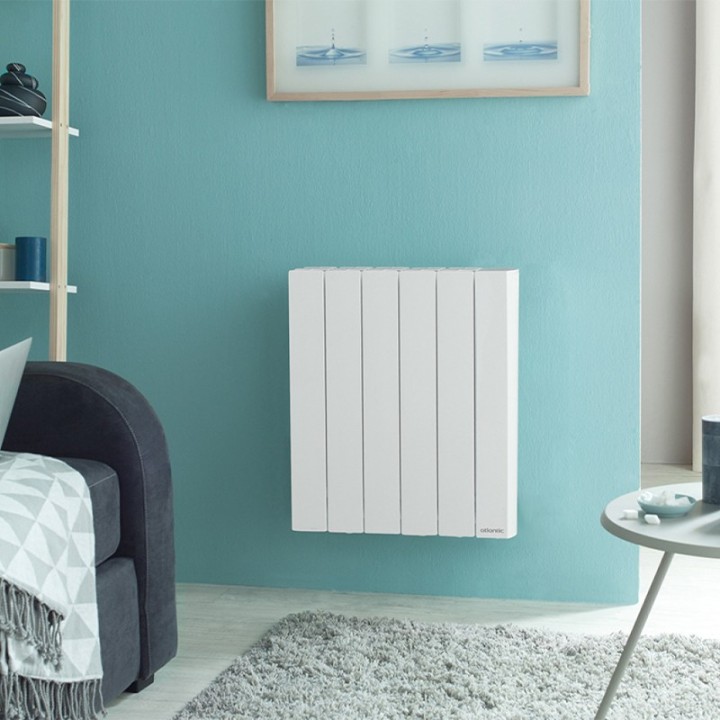 Atlantic - Accessio - Radiateur à chaleur douce - 750W - Horizontal - Blanc - Réf : 524907