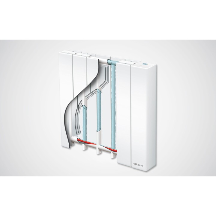 Atlantic - Accessio - Radiateur à chaleur douce - 1500W - Horizontal - Blanc - Réf : 524915