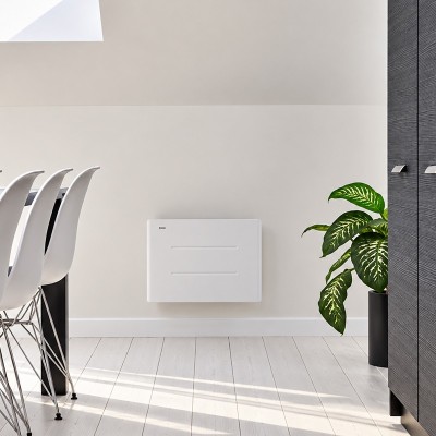 Acova - Radiateur électrique connecté horizontal Mara - En acier - A inertie sèche - 1000 W - Réf : TMR100063EEZF
