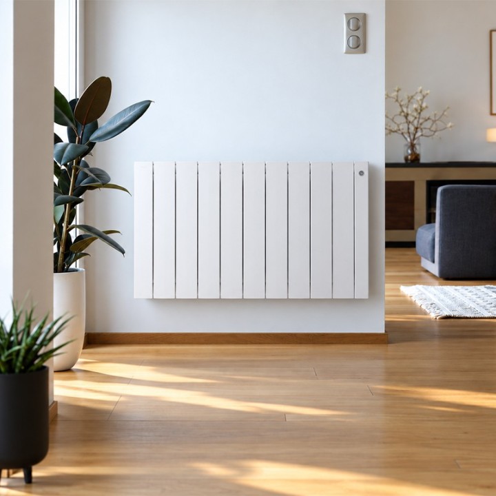 Acova - Radiateur à fluide caloporteur - Blanc - Atoll LCD - 1500 W - Réf :  TAN-150-087/CF