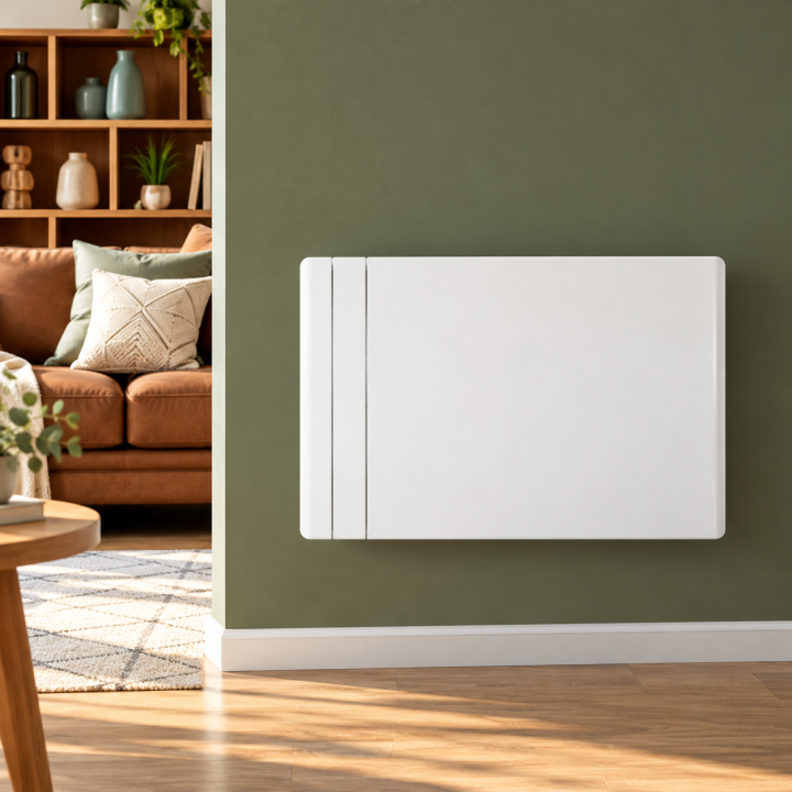 Intuis - Radiateur fonte active - Chamane - Blanc - 1250W - Horizontal - Réf : M119114