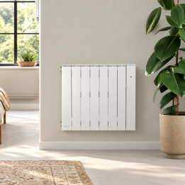 Intuis - Radiateur à inertie fluide - Axino - Blanc - 1250W - Horizontal - Réf : M240114