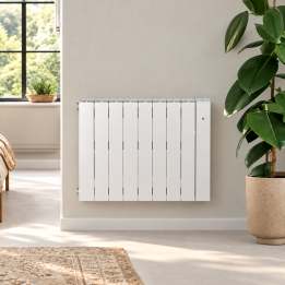 Intuis - Radiateur à inertie fluide - Axino - Blanc - 2000W - Horizontal - Réf : M240117