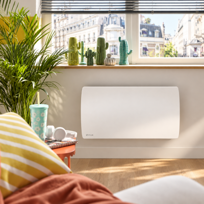 Intuis - Radiateur chaleur douce - Oslo 2 - Blanc - 1500W - Horizontal - Réf : M163115