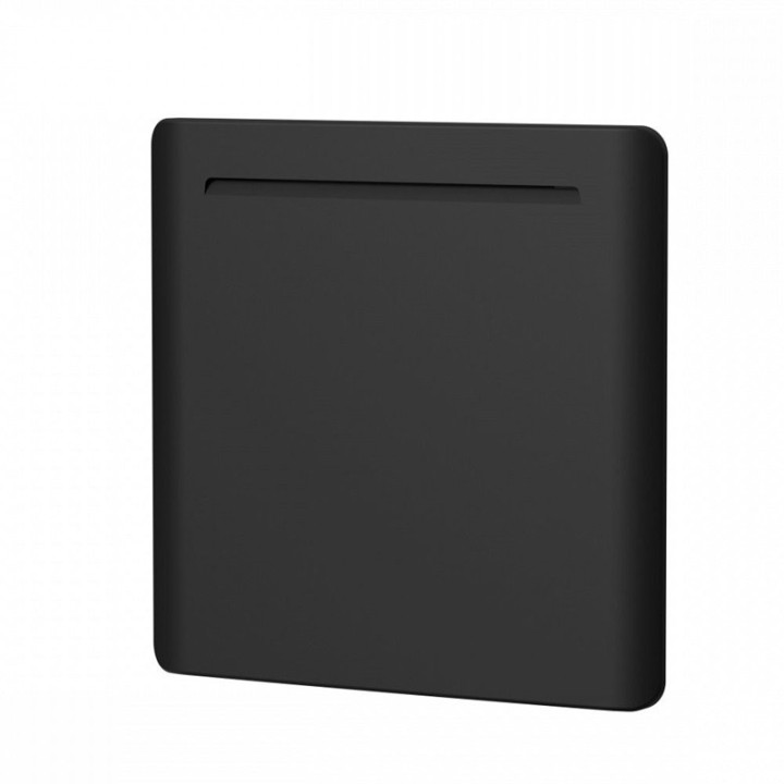 Atenza - Radiateur à inertie fonte 1000W WIFI NF Noir - Réf : 463097M
