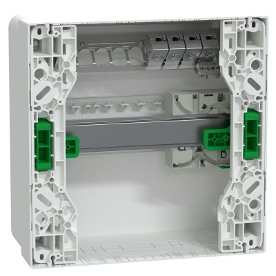 Schneider - Resi9 Coffret VDI 13M1R - grade 2TV basique - 4xRJ45 cat6 - Réf : R9H13401VDIM