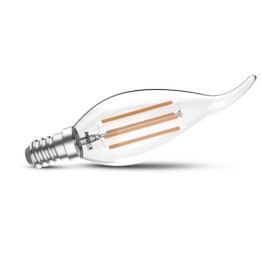 Miidex Lighting - Ampoule LED E14 Filament Coup de vent - 2W - 2700K - Réf : 100824