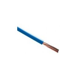 Fil H07 V-R (Rigide) 16 mm² - Coupe au mètre - Bleu - Réf : HO7-VR16bleu