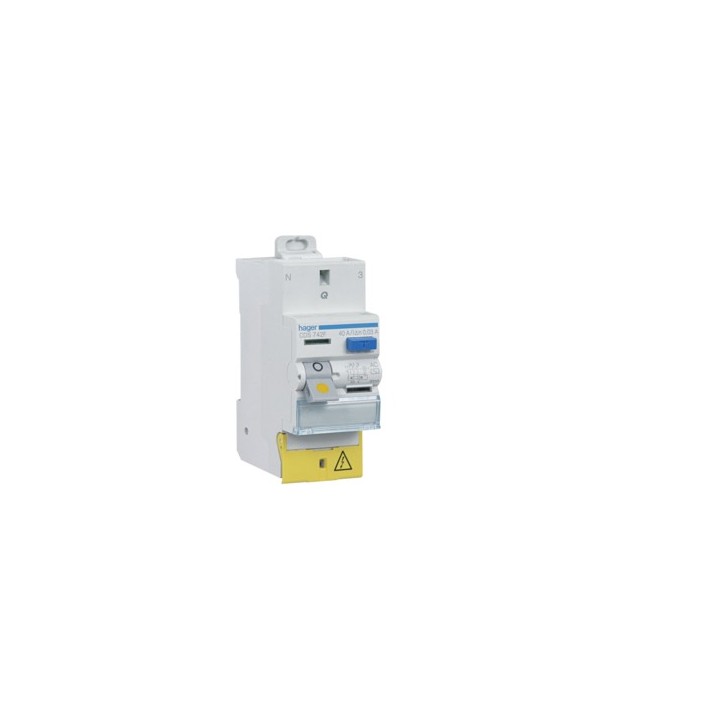 Hager - Interrupteur différentiel 40A 30mA type AC Auto - Réf: CDS742F