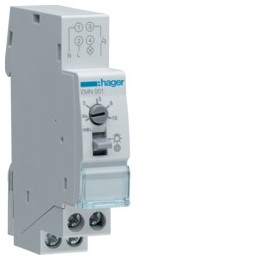 Hager - Minuterie simple temporisation 16A - Réf : EMN001