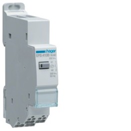 Hager - Télérupteur silencieux 1F 230V - Connexion Sans Vis - Réf : EPS410B