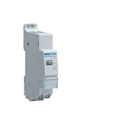Hager - Télérupteur silencieux 1F 230V - Connexion Sans Vis - Réf : EPS410B