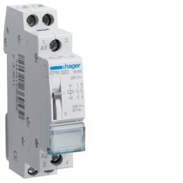 Hager - Télérupteur 2F 230V - Réf : EPN520