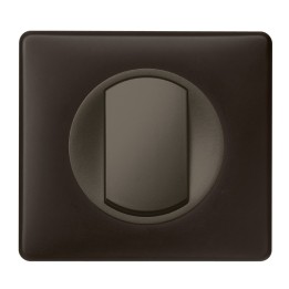 Legrand Céliane - Bouton Poussoir 6A - Ensemble Basalte complet - Réf : B012