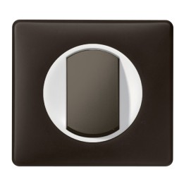 Legrand - Va et Vient à Couronne Lumineuse - Ensemble Basalte complet à Griffes - Réf : B023G