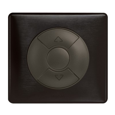Legrand - Interrupteur pour volet roulant - Ensemble Carbone complet - Réf : C024