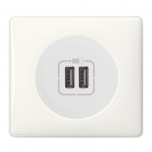 Legrand Céliane - Prise double chargeur USB - Ensemble Blanc complet - Réf : FF010