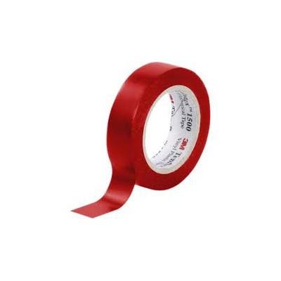 3M - Temflex 1500 Rouge 15mm x 10m - Réf : 80463