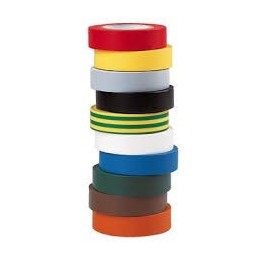 3M - Temflex 1500 Multicouleur 15mm x 10m - 10 rouleaux - Réf: 80470