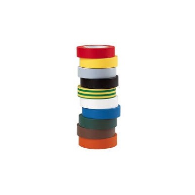 3M - Temflex 1500 Multicouleur 15mm x 10m - 10 rouleaux - Réf: 80470