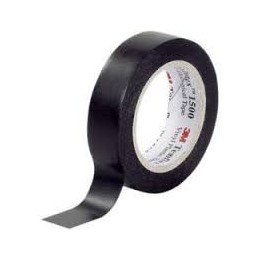 3M - Temflex 1500 Noir 19mm x 20m - Réf: 80471