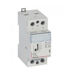Legrand - Contacteur de puissance bobine 230 V~ - 2P - 250 V~ - 63 A - 2O - 2 modules - Réf : 412548