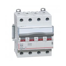 Legrand - Interrupteur-sectionneur DX³-IS - 4P 400 V~ - 40 A - 4 modules - Réf : 406480