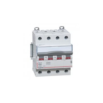 Legrand - Interrupteur-sectionneur DX³-IS - 4P 400 V~ - 40 A - 4 modules - Réf : 406480