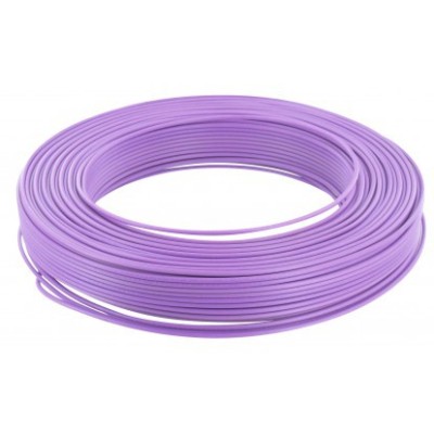 Fil H07  V-U (Rigide) 1,5 mm² - Couronne 100 m - Violet - Réf : 000905