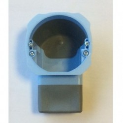 Eur'Ohm - Boîte d'encastrement - XL AIR'métic - 1 poste - prof. 40mm - pour  micromodule - Réf : 52076