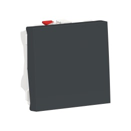 Schneider - Unica - Va-et-vient - 10A - connexion rapide - 2 mod - Anthracite - méca seul - Réf : NU320354