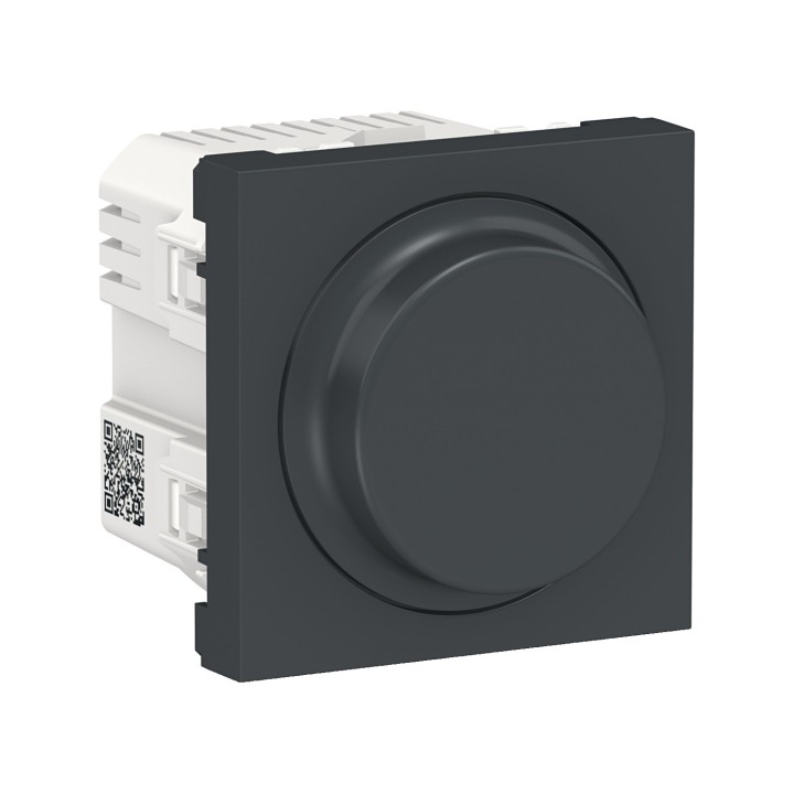 Schneider - Unica - Variateur rotatif universel - Anthracite - méca seul - Réf : NU351454